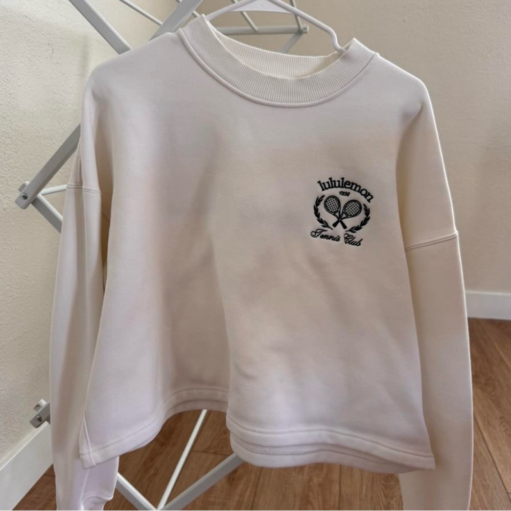 lululemon athletica Women's White Crew Neck